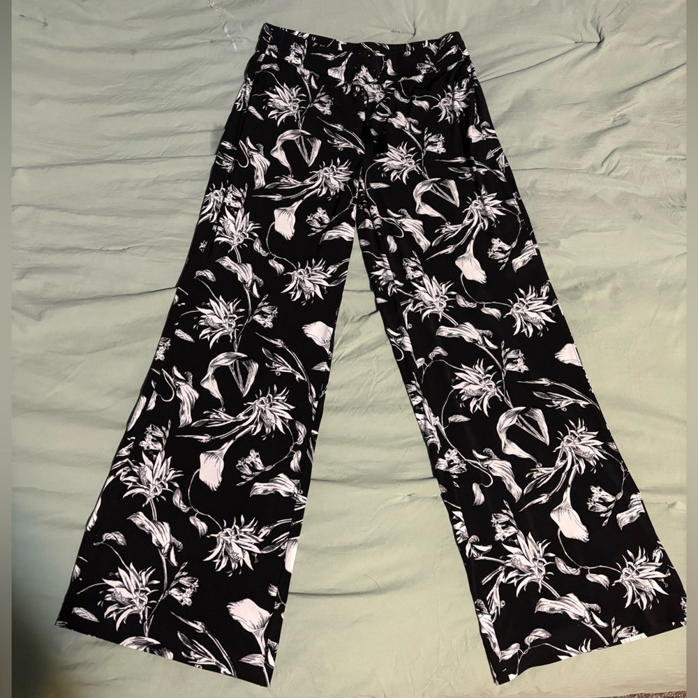 WHBM | Wide Leg Floral Pants